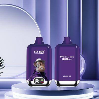 Wholesale EU Warehouse Original RANDM Fumot Rechargeable Disposable Vape Pen ELF BOX Digital 12000 12K Puffs Electronic Cigarette