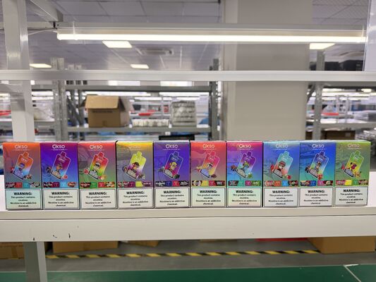 EU warehouse Electronic Cigarette Wholesale OKSO 60000 60k Puffs Double Flavors Mesh Coil Disposable Vape  Wholesale I Vape