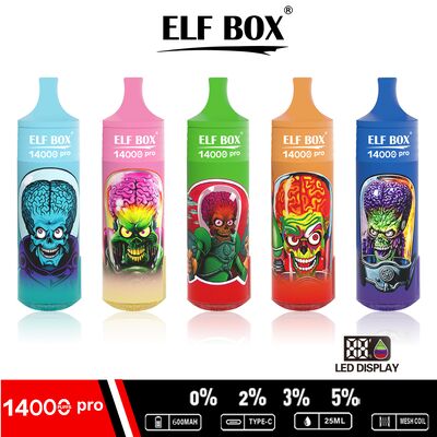 ELF BOX RGB Pro 14000 Puffs Disposable Vape with 25ml E-liquid and RGB Lights