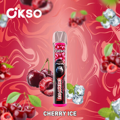 OKSO Crystal Bar 800puffs Disposable Vape with Mesh Coil and 2ML E-liquid for Smooth Flavor