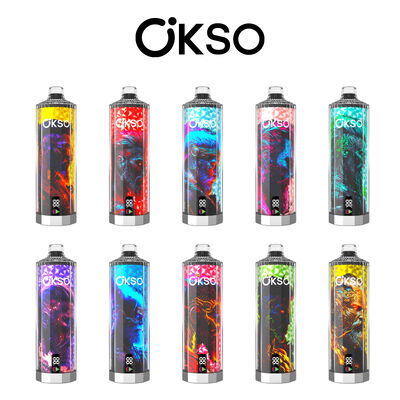 OKSO Mega 50000 Puffs Disposable Vape with Adjustable Airflow and Triple Mesh Coil for Shisha Hookah Experience