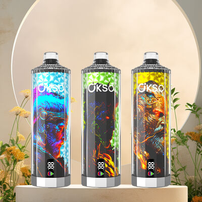 OKSO Mega 50000 Puffs Disposable Vape with Adjustable Airflow and Triple Mesh Coil for Shisha Hookah Experience