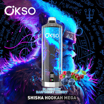 OKSO Mega 50000 Puffs Disposable Vape with Adjustable Airflow and Triple Mesh Coil for Shisha Hookah Experience