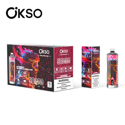 Original OKSO Shisha Hookah Mega 50k DTL Europe Rechargeable Disposable Vape