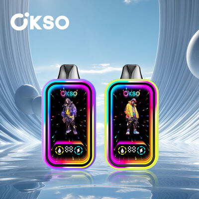 OKSO Magic Mirror 50000 Puffs Disposable Vape with Dual Mesh Coil and RGB LED Display